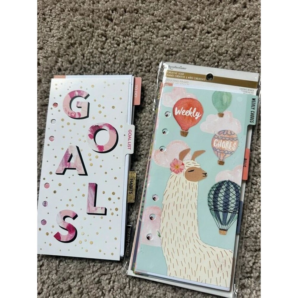Recollections planner inserts